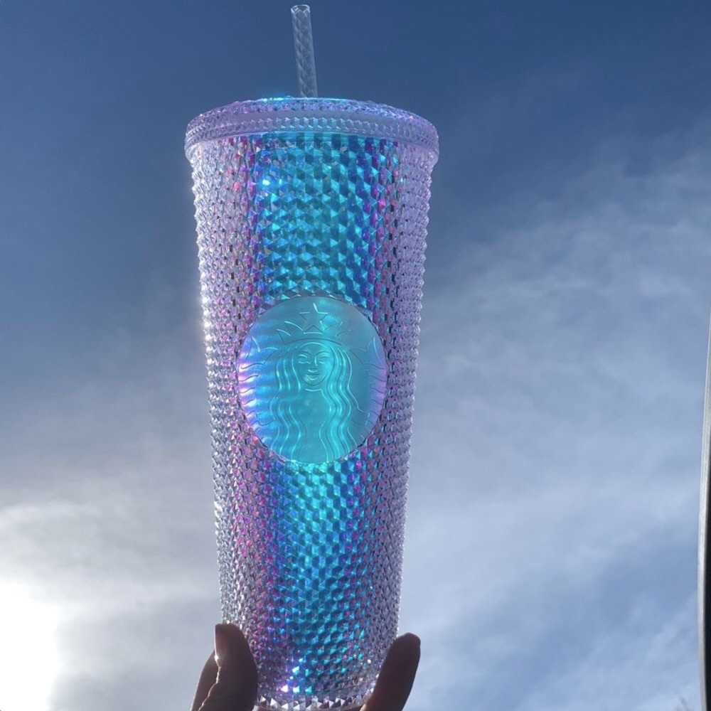 Starbucks UNICORN Aurora studded tumbler NWT spiked bling limited edition - Picture 12 of 14